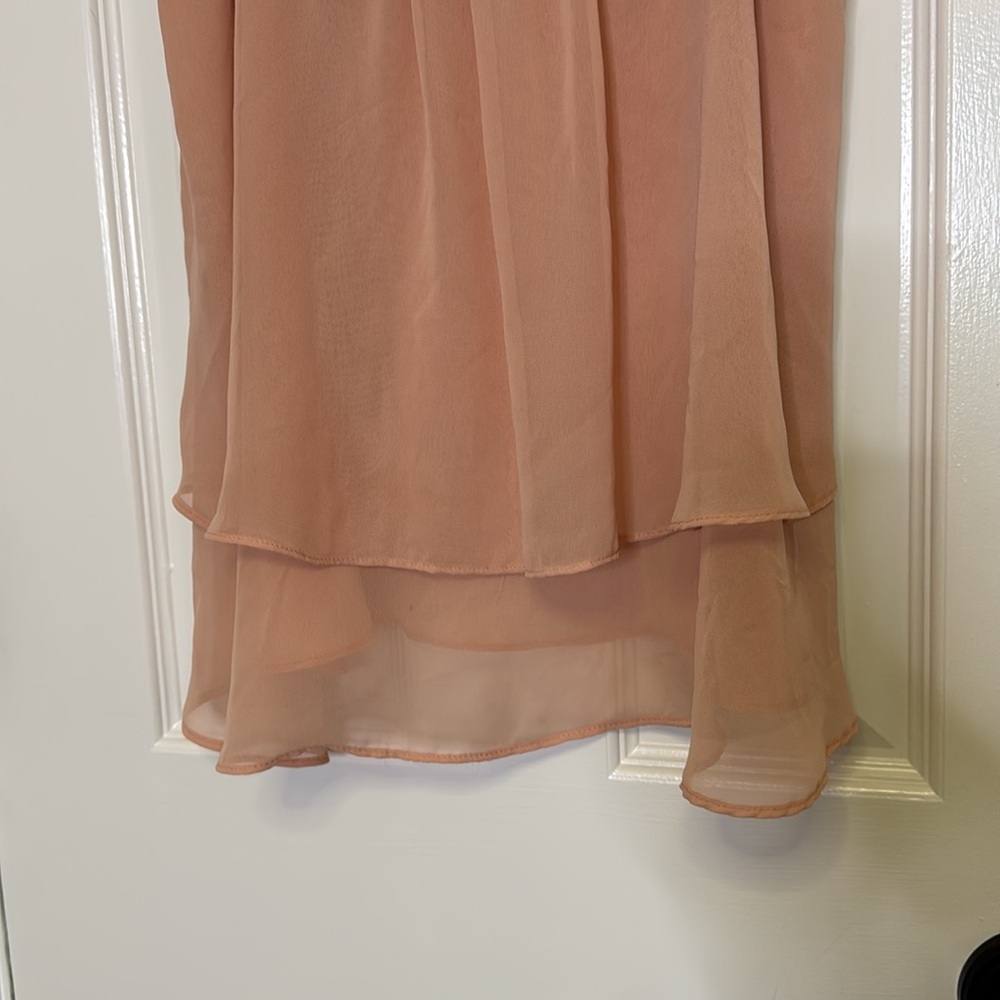 Pink Ruffled Sleeveless Camisole with Tiered Design - Picture 4 of 5